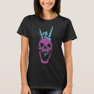 T-shirt SYMBOLE DEVIL Horns   Lourde Métal Gesture Musique
