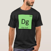 T-shirt Symbole Dg - Disk Golf Sports Chemistry Element (Devant)