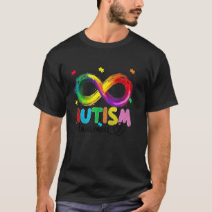 T-shirt Symbole d'infini de la neurodiversité et de la sen
