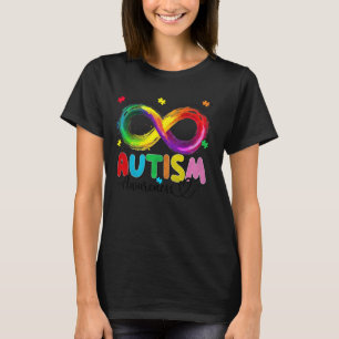 T-shirt Symbole d'infini de la neurodiversité et de la sen