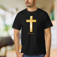 Symbole d'or Christian Cross