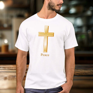 T-shirt Symbole d'or Christian Cross