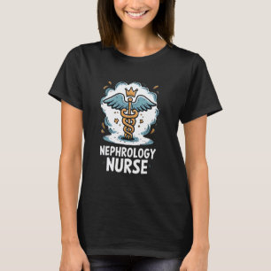 T-shirt Symbole du caducée infirmière en néphrologie médic