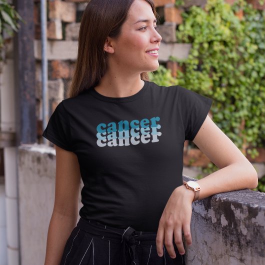 T-shirt Symbole du cancer du zodiaque | Couleur d'alimenta