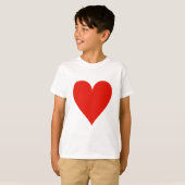 T-shirt Symbole du coeur (Devant entier)