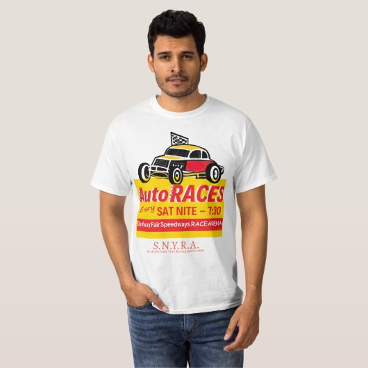 T-shirt Symbole du Danbury Fair Speedways Racearena Yellow (Devant entier)