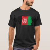 T-shirt Symbole du drapeau afghan (Devant)