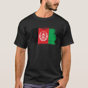 T-shirt Symbole du drapeau afghan