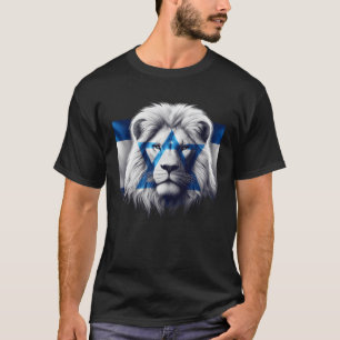 T-shirt Symbole du drapeau israélien du lion de Juda Pride