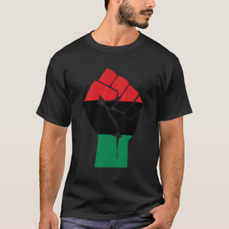 T-shirt Symbole du patrimoine africain du drapeau américai