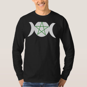 T-shirt Symbole du pentagramme dianique triple déesse Wicc