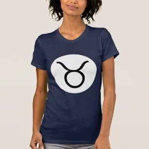 T-shirt Symbole du Taurus - Tee foncée - Customisé