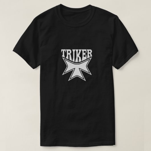 T-shirt Symbole du triker Motocycle 3 Wheeler (Design devant)