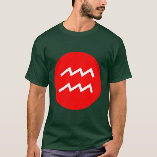 T-shirt Symbole du Verseau (Devant)