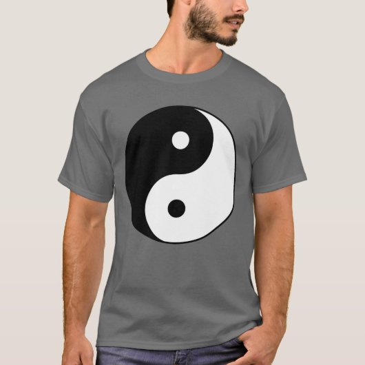 T-shirt symbole du yin yang (Devant)