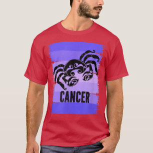 T-shirt Symbole du zodiaque Crabe violet Cancer Signe du z