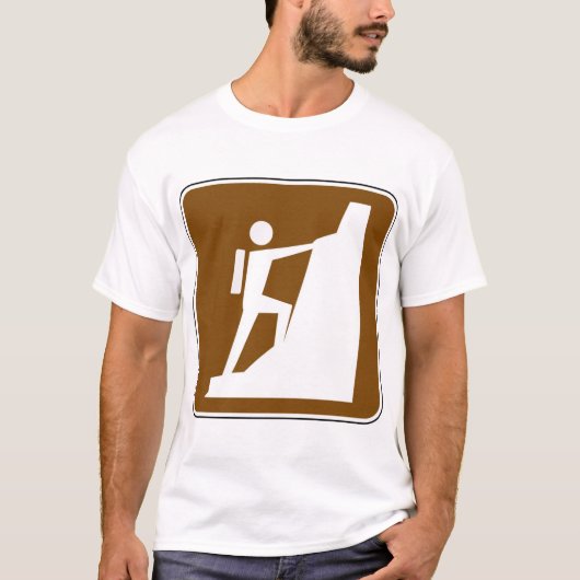 T-shirt Symbole Escalade de roche (Devant)