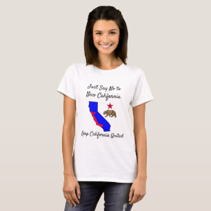 T-shirt Symbole étoile de l'ours non liée de Californie