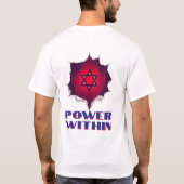 T-shirt Symbole étoile noire (Dos)