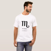 T-shirt SYMBOLE Étoile Scorpio (Devant entier)