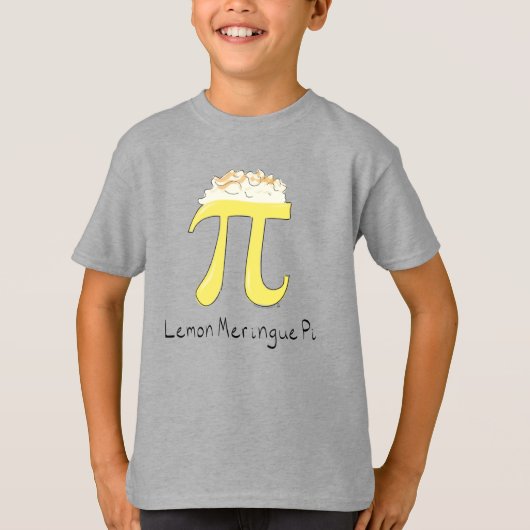 T-shirt Symbole Fantaisie Humour citron Pi (Devant)