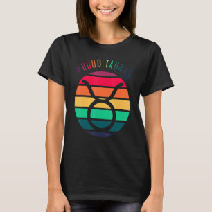 T-shirt Symbole Fière Taurus Lgbtq Astrologie Zodiac Signe