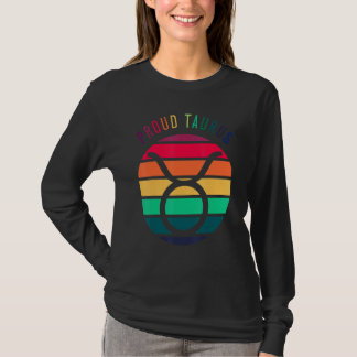 T-shirt Symbole Fière Taurus Lgbtq Astrologie Zodiac Signe