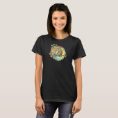 T-shirt SYMBOLE Fleur Daisy Peace (Devant entier)