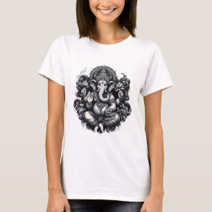 T-shirt Symbole Ganesh Yoga Hindou Dieu Éléphant Ganesha P