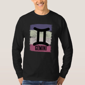 T-shirt Symbole Gemini des femmes Né En Mai Juin Anniversa