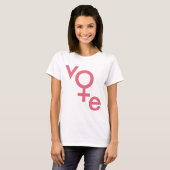 T-shirt Symbole genre des votes des femmes (Devant entier)