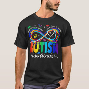 T-shirt Symbole infini de sensibilisation à l'autisme Neur