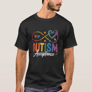 T-shirt Symbole infini de sensibilisation et d'acceptation