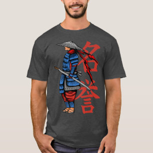 T-shirt Symbole Kanji de l'honneur de guerrier japonais sa