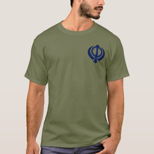 T-shirt Symbole Khanda (Sikh) (Devant)