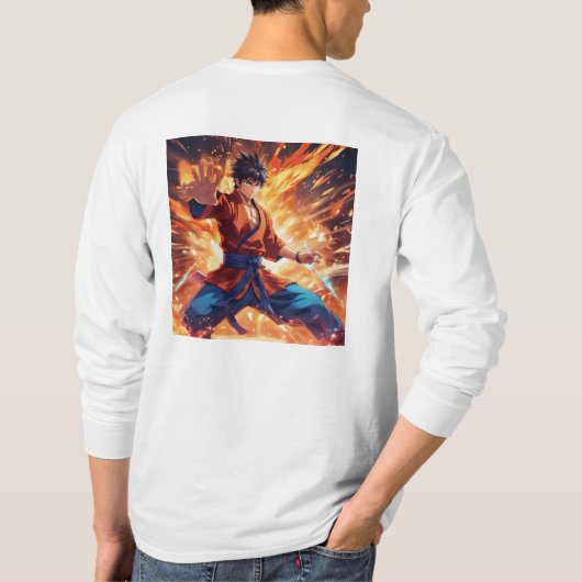 T-shirt Symbole Kung Fu Fighter 1 Plus (Dos)