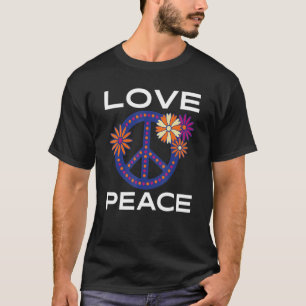 T-shirt SYMBOLE les années 70 DE LA PAIX RÉtro 60s DIACRIT
