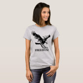 T-shirt Symbole liberté d'aigle. Personnalisé (Devant entier)