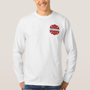 T-shirt Symbole logo rouge du pompier personnalisé