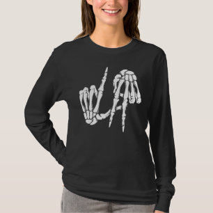 T-shirt SYMBOLE MAIN Freaky Los Angeles Squelette LA
