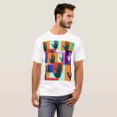 T-shirt Symbole main ouverte (Devant entier)