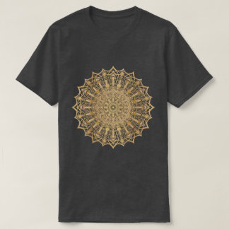 T-shirt Symbole Mandala d'or de luxe T-shirt.