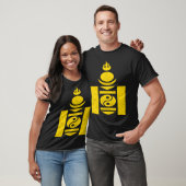 T-SHIRT SYMBOLE MONGOLIA SOYOMBO MONGOLAIN DRAPEAU 1 (Unisexe)