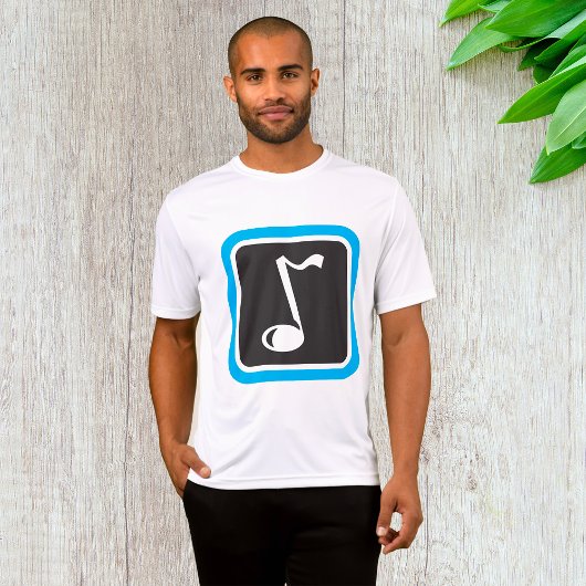 T-shirt Symbole musical minimaliste Gras