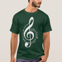 Symbole musical White Treble Clef pour