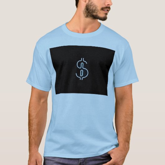 T-shirt SYMBOLE NEON Dollar (Devant)