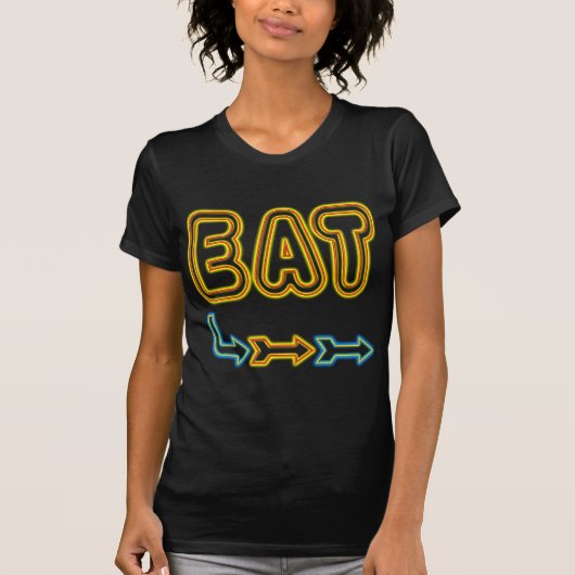 T-SHIRT SYMBOLE NEON REMAT (Devant)