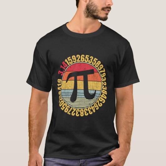 T-shirt SYMBOLE NERdy MAth Pi Mathlete (Devant)