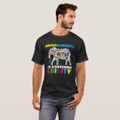 T-shirt Symbole Neurodiversité Aptitude Autisme Créature H (Devant entier)
