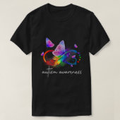 T-shirt Symbole neurodiversité Arc en ciel Infini Autisme  (Design devant)